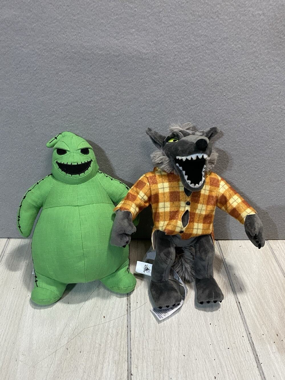 Disney The Nightmare Before Christmas Wolfman Werewolf & Oogie Boogie 12" Plush